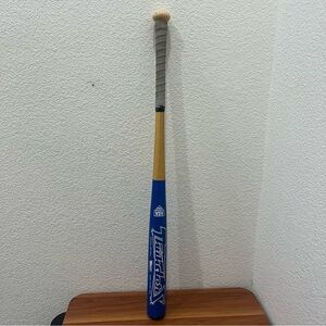 Brett Thunder Bamboo /Maple Wood ASA Slow Pitch Softball Bat 34" 28 oz Blue